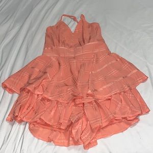 Pink Lily coral romper, size small